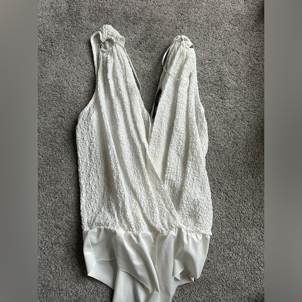 Zara Bodysuit with Ring Shoulder Detail